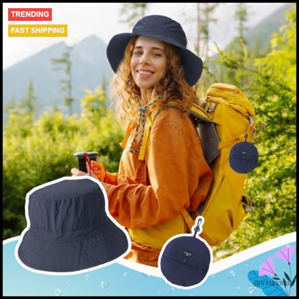 Waterproof Packable Bucket Hat Uv Protection Outd… - image 5